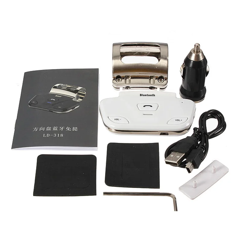 Комплект беспроводной связи на руль Siparnuo Bluetooth Колонка для автомобиля телефон с