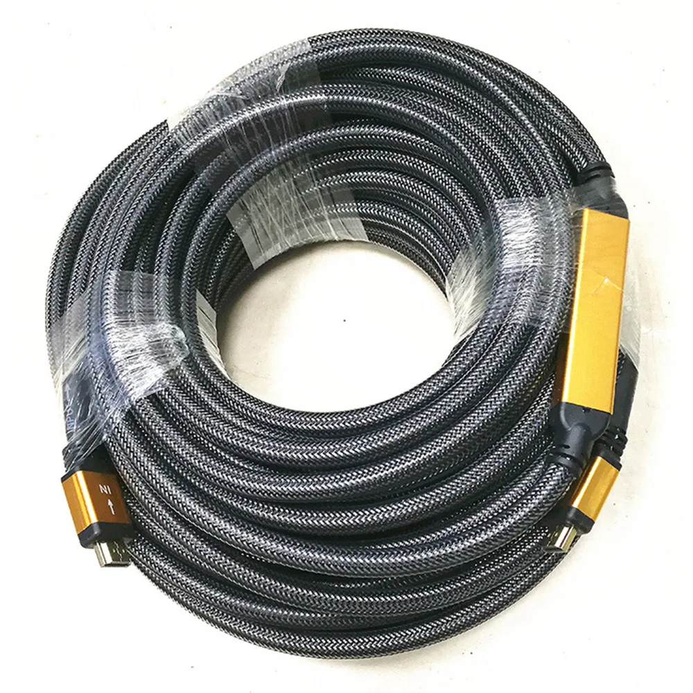 HDMI 1 4 V кабель 25M/30M/50M 33ft с сеткой и металлической оболочкой тройной экранированный