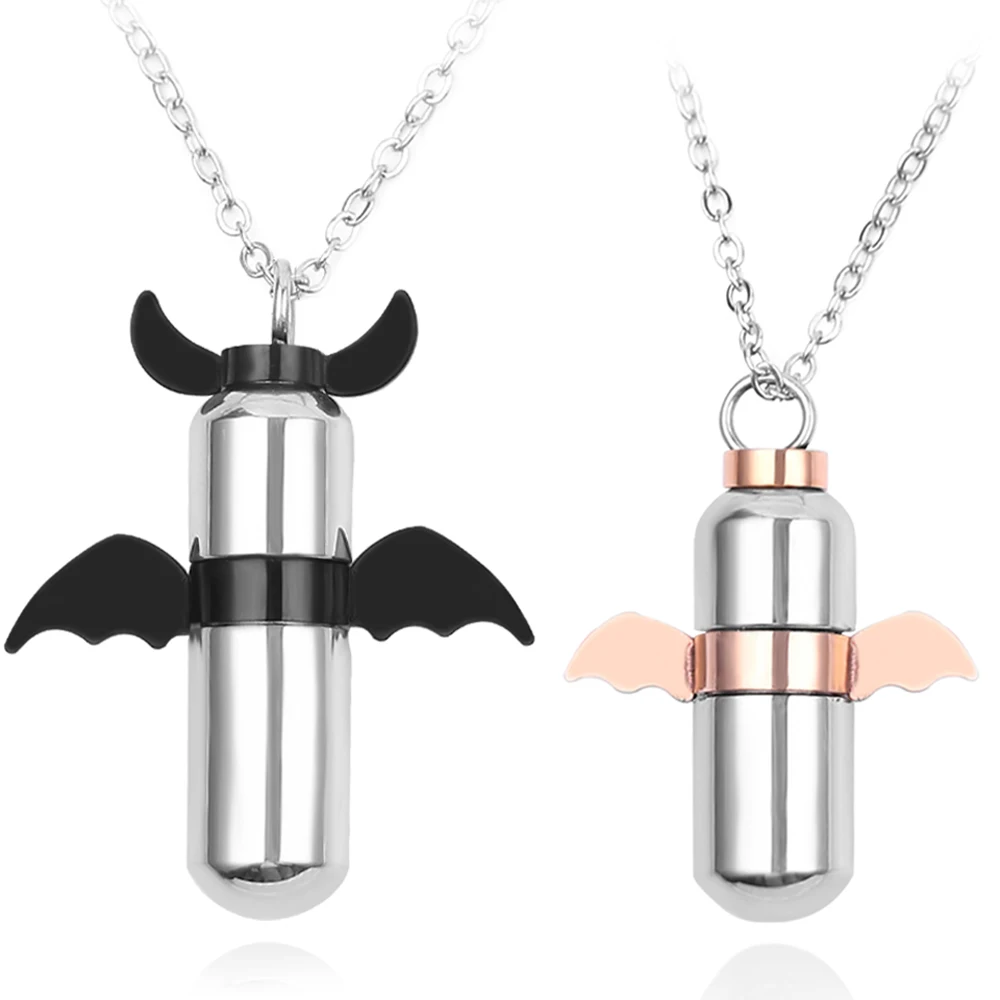 Классический держатель золы Keepsake любовь кулон в форме таблетки ожерелья