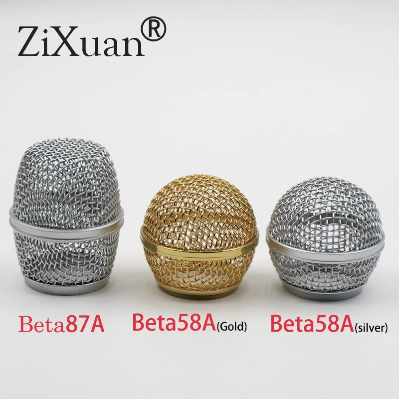 New Replacement Ball Head Mesh Microphone Grille for Shure SM58 SM58S SM58LC BETA58 BETA58A beta87A