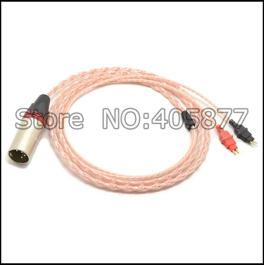 4-контактный XLR Male 5N кабель из чистой меди для наушников HD700 гарнитуры |