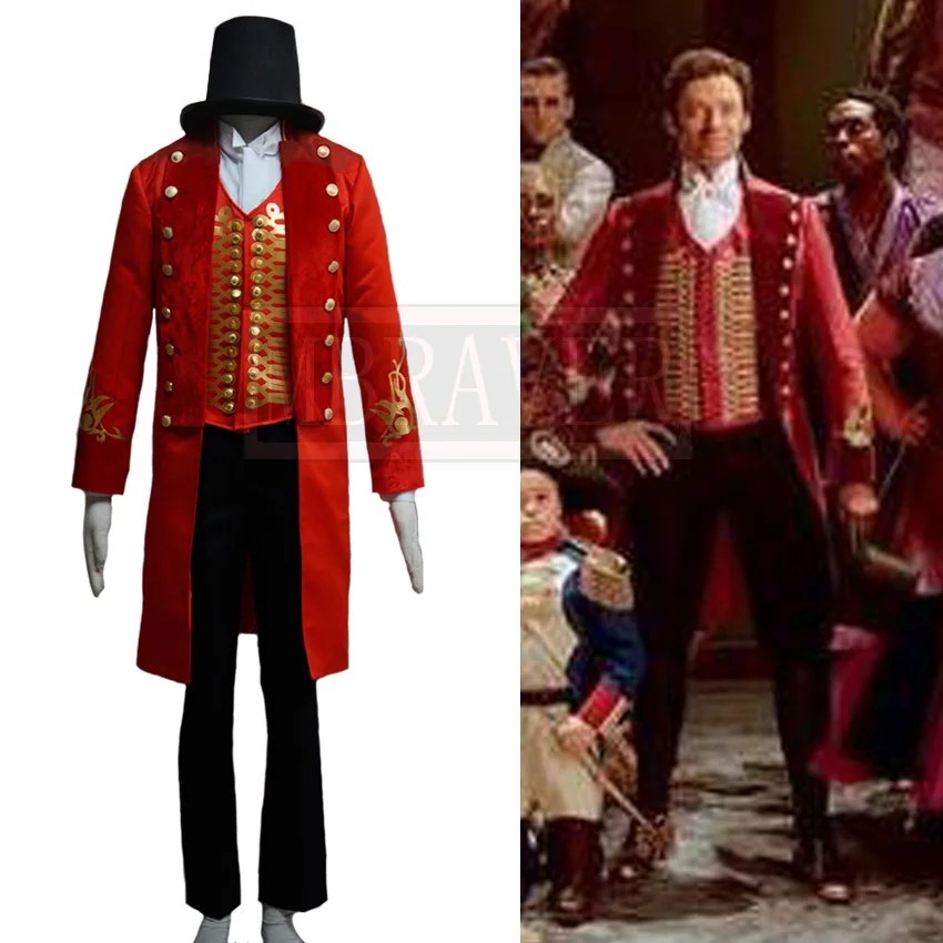 The Greatest Showman P. T. Барнум полный набор индивидуальная Униформа Косплэй костюм