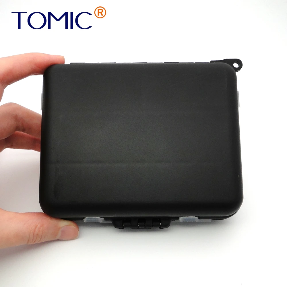 Tomic 1 шт. многоцелевой ящик для рыболовных снастей металлические ложки набор