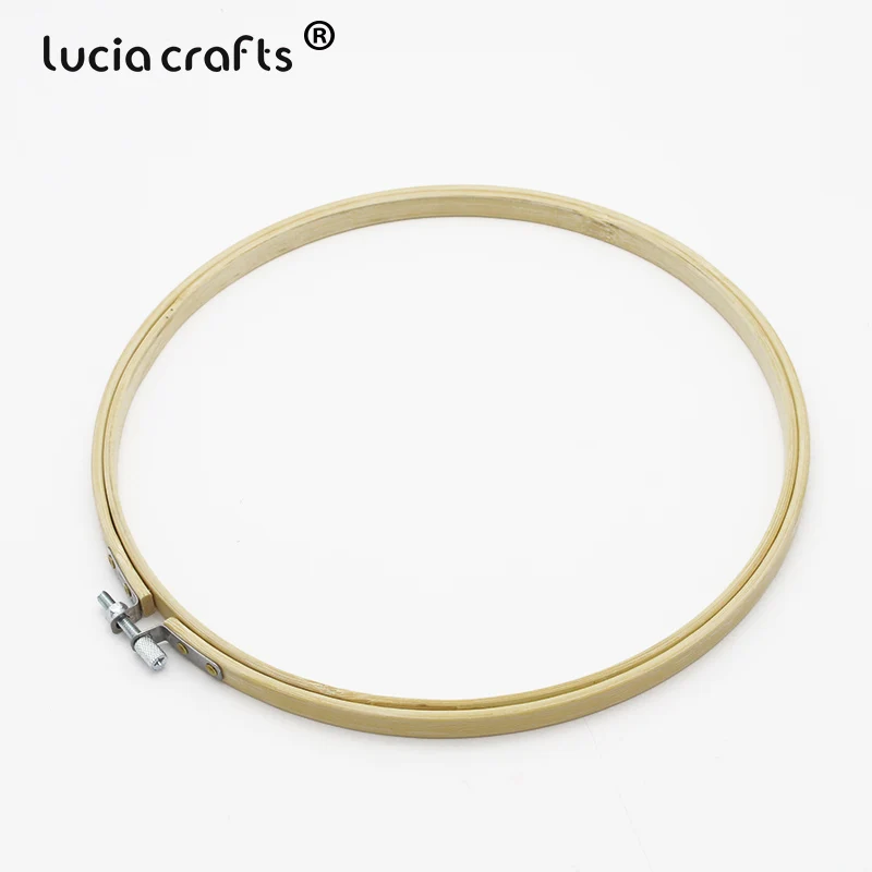 Style 4 23cm 1 шт./лот, деревянная рамка, обод кольцо, вышивка, ручная работа, кольцо-обруч, Бамбуковая машина, сделай сам, для шитья и вышивки крестом, инструмент для рукоделия E0715 - Цвет: Style 4 23cm