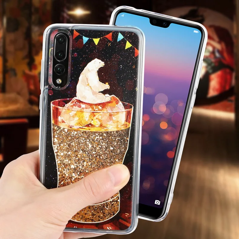 Милый игровой медведь чехол для телефона с рисунком в виде животного huawei P10 P20 рlus
