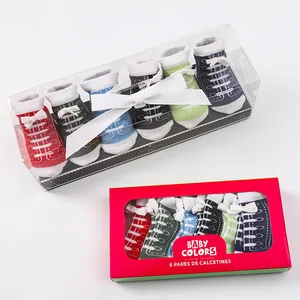 6 пар детских носков, партия носков для новорожденных, хлопковые носки для маленьких мальчиков и девочек, милые детские носки для малышей, разноцветные летние аксессуары