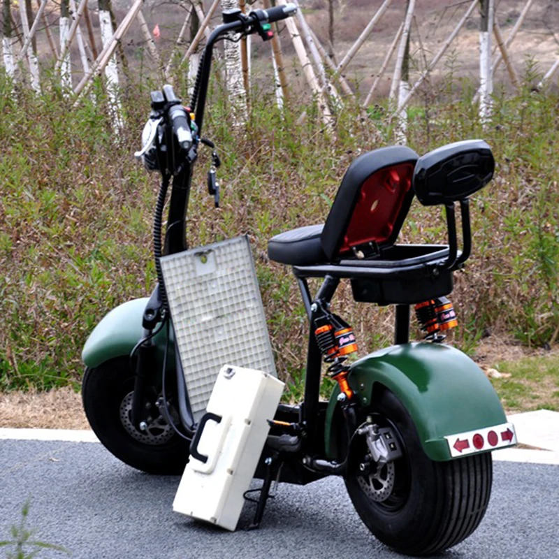 Электрический скутер Citycoco велосипед гидравлический диск аккумуляторная батарея