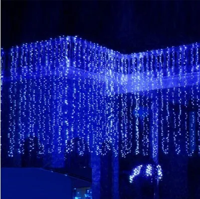 800 светодиодные лампы 8 м * 3 занавес s водонепроницаемый Рождественский орнамент