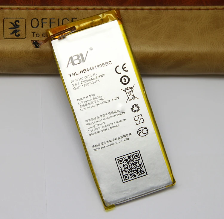 Оригинальный аккумулятор ABV honor 4c HB444199EBC Сменный для huawei C8818|Аккумуляторы