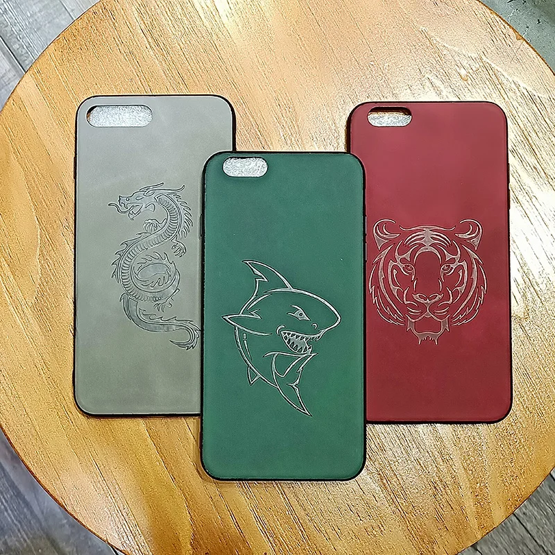 Печать животных тигра Дракон Акула змеиная кожа чехол для iPhone X XS max Xr Твердый 8 7 6 6s