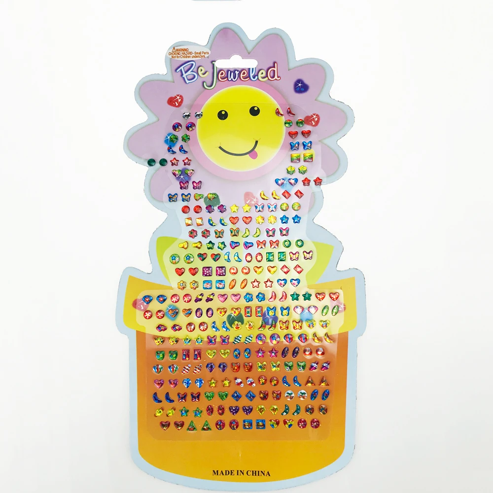 4 шт./компл. хрустальные наклейки для мультфильмов чудесные детские на серьги|sticker