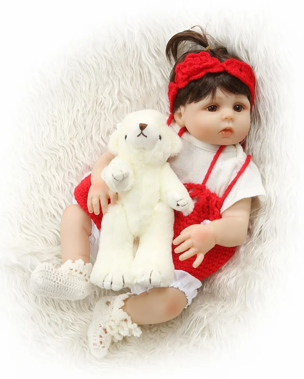 19 &quot48 см виниловые Детские куклы-игрушки для девочек подарок детей Bebes reborn corpo de