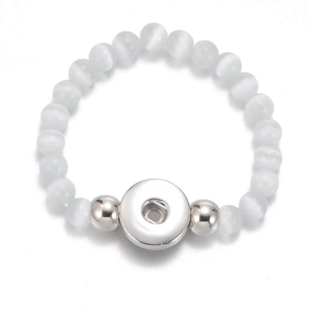 Новые поступления модные очаровательные 18 мм кнопки красочный браслет Высокое