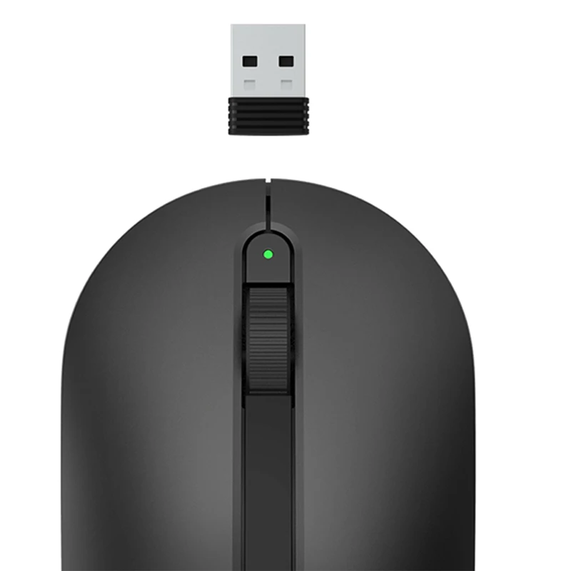 Оригинальная Беспроводная оптическая мышь Xiaomi Miiiw 2,4 ГГц 1000 dpi для дома и офиса, Нескользящая Текстура, полностью симметричный дизайн, мощный светильник