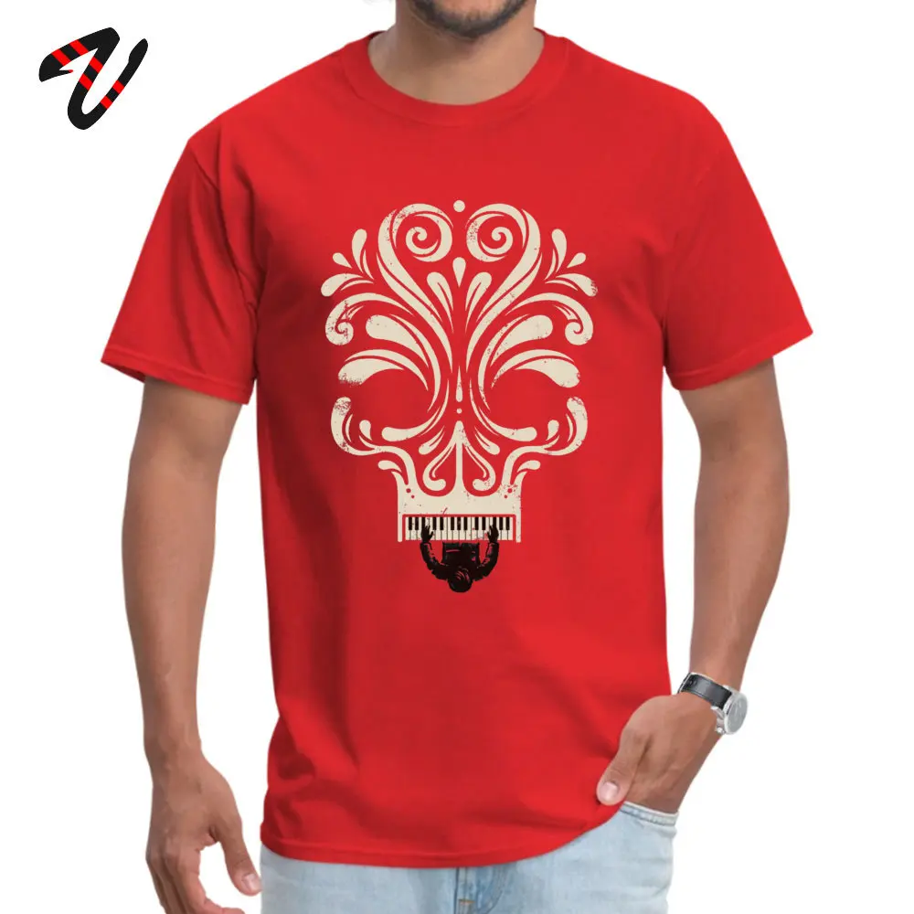 Футболка мужская с изображением музыканта пианино Аргентины Мексики черепа