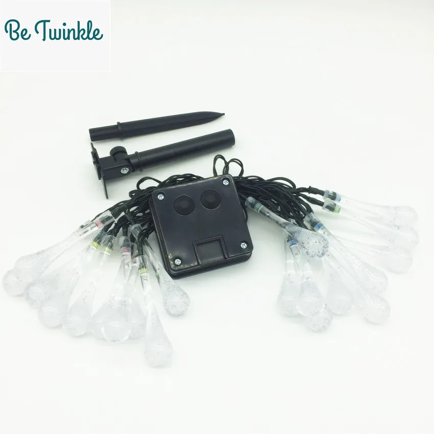 Светодиодный струнный светильник уличное солнечное освещение светодиодный