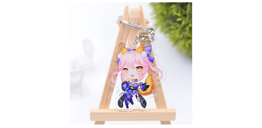 FGO брелок милый двухсторонний Gilgamesh Saber/Archer акриловый брелок Подвеска Аниме аксессуары брелок с фигурками из мультфильмов DBS1P