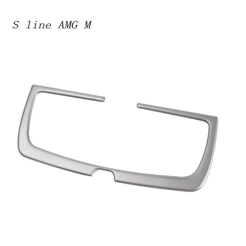 

Автомобильный Стайлинг интерьера из нержавеющей стали стикер держатель стакана воды панель украшения отделка для Mercedes Benz S class W222 аксессуары