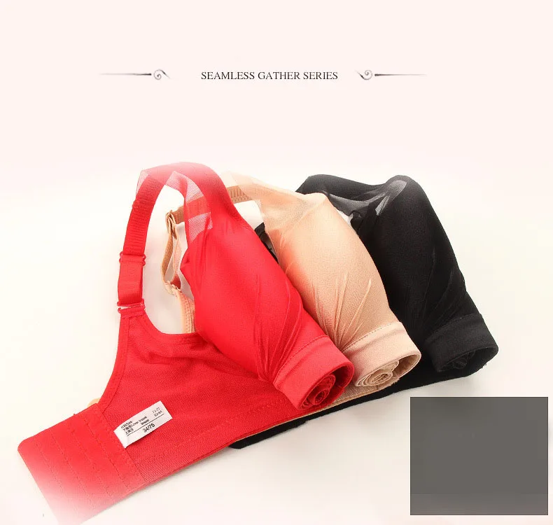 Плюс Размер пуш ап дышащий Женский бюстгальтер сексуальный глубокий V женский