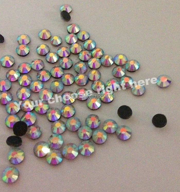 SS16 1440 шт./пакет Clear AB Crystal DMC HotFix FlatBack Стразы DIY железная Стеклянная фоторамка|rhinestone