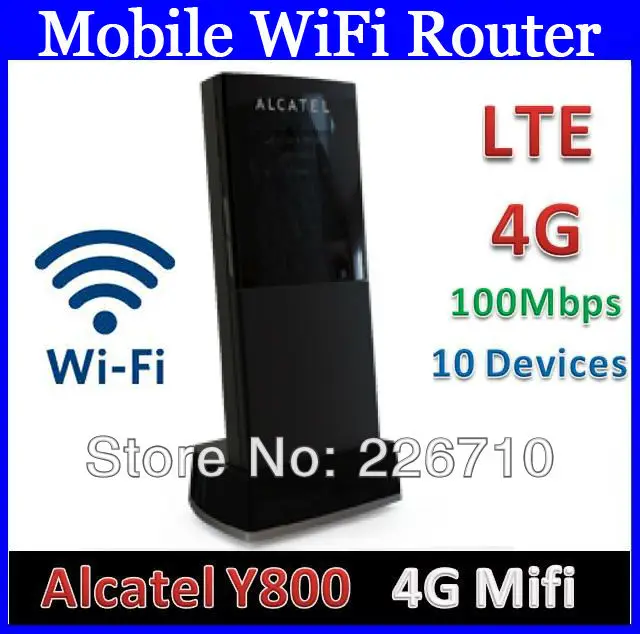 Мобильный широкополосный роутер Wi Fi 100 м 4G LTE 800/900/1800/2600 МГц для EE Alcatel Y800 One Touch Link