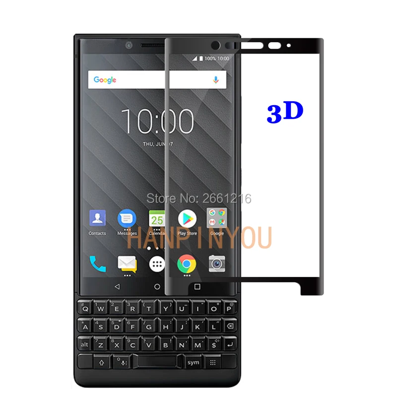 Для BlackBerry Key 2 Two Key2 KEYtwo 4 5 &quot3D полное покрытие изогнутое закаленное стекло 9H