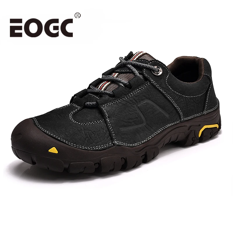 

Genuine Leather Men Shoes Autumn Winter Casual shoes Waterproof Work Shoes Outdoor Rubber Shoes Lace-up Oxfords chaussure homme
