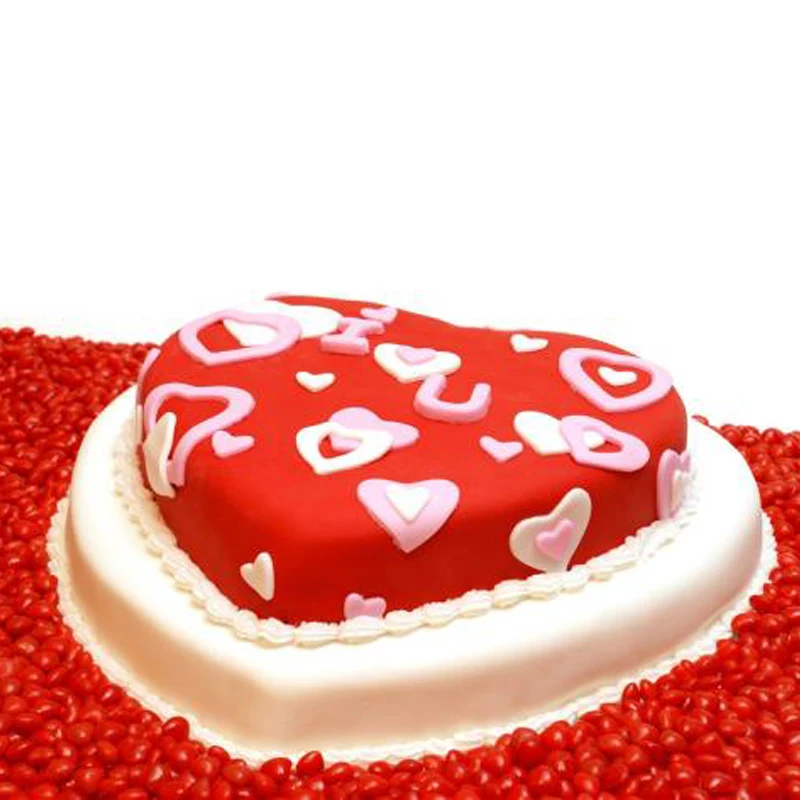 Springreen большая форма для торта в форме сердца антипригарная силиконовая выпечки