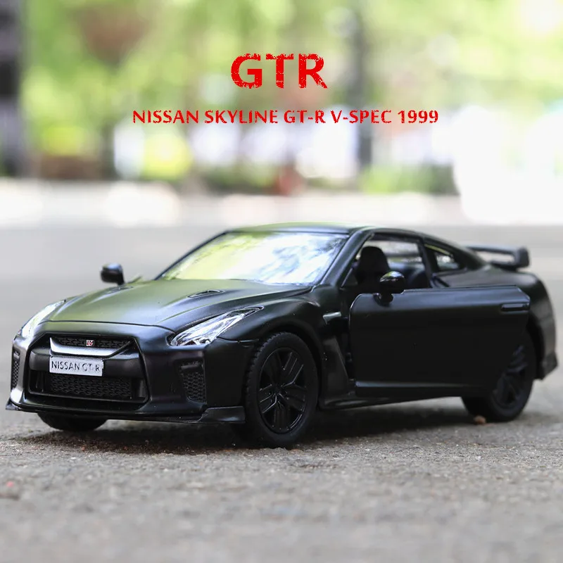 

1:36 Scale Nissan GTR Diecast Alloy Metal Car Model Collection Diecasts & Toy Vehicles Car Toy Pull Back Toys Car
