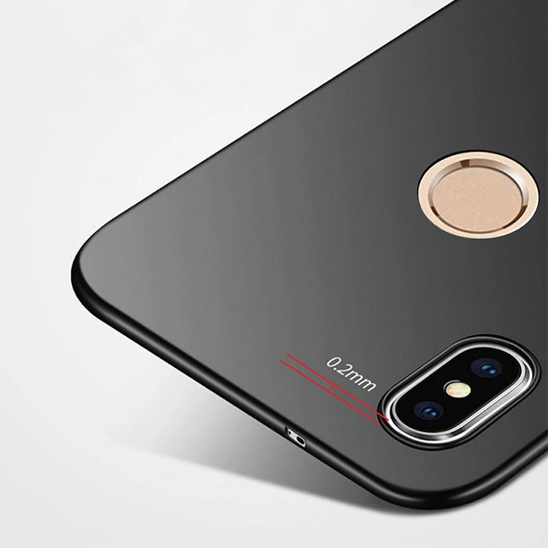 For Cover Xiaomi Redmi Note 5 Pro Case WolfRule Smooth Fitted Cases Slim PC Phone 5.99'' |