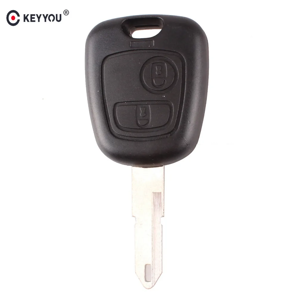 KEYYOU 100x дистанционный Автомобильный ключ неострое лезвие для Peugeot 307 206 407 308 207 508 406