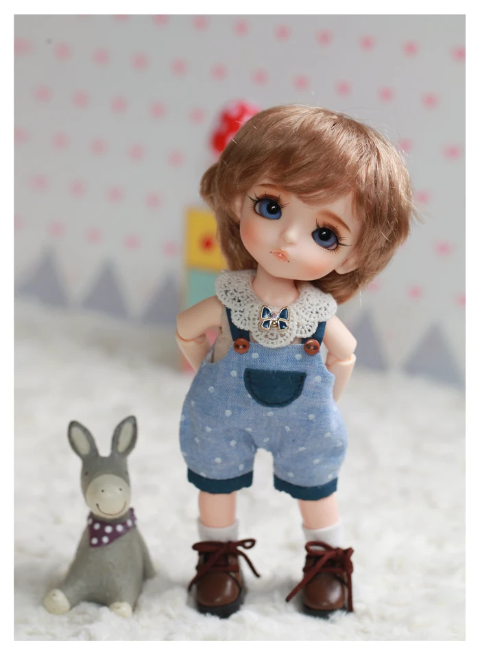 1/8 bjd маленькая девочка Haru полимерные фигурки подарки свободные глаза | Игрушки и