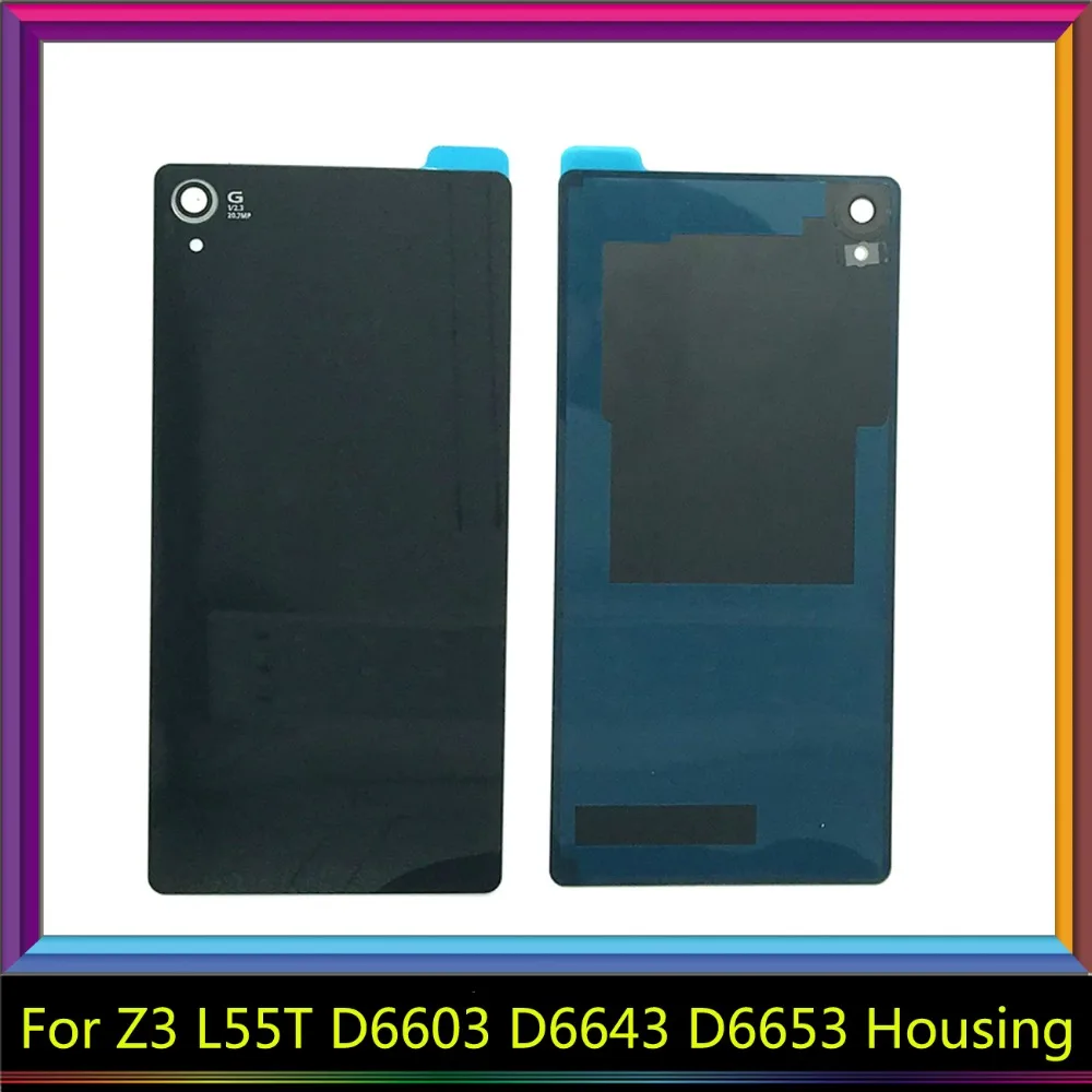 10 шт./лот Высокое качество нового назад Корпус Батарея крышка двери задняя для sony