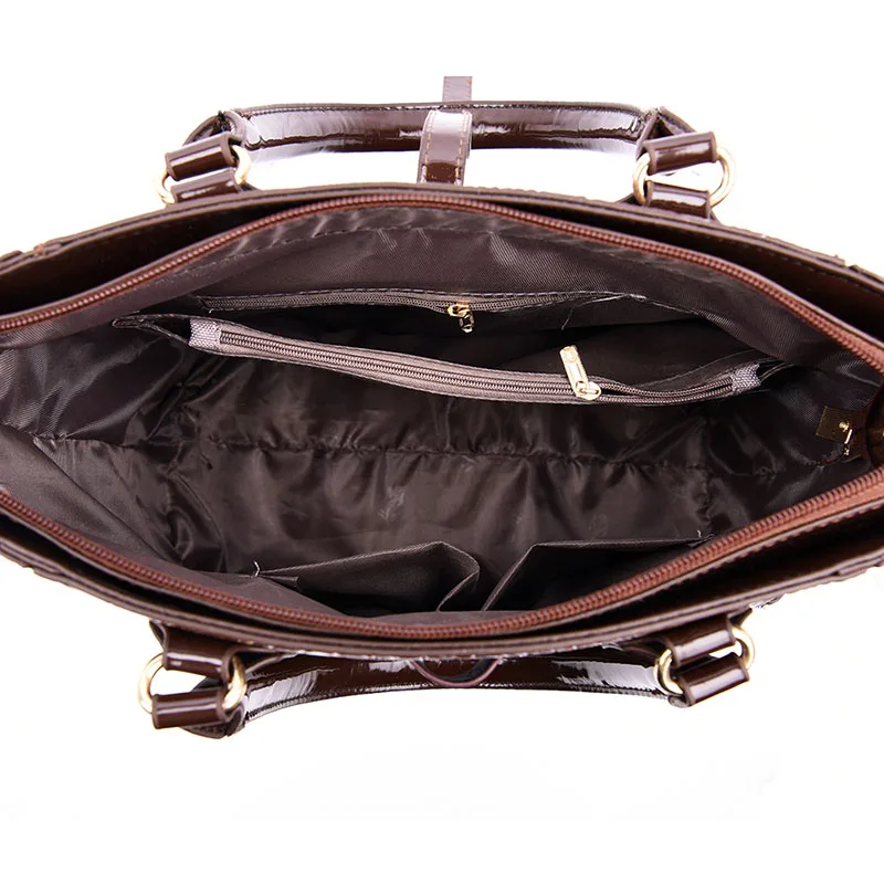 Деловая женская сумка на плечо Женская Роскошная из искусственной кожи