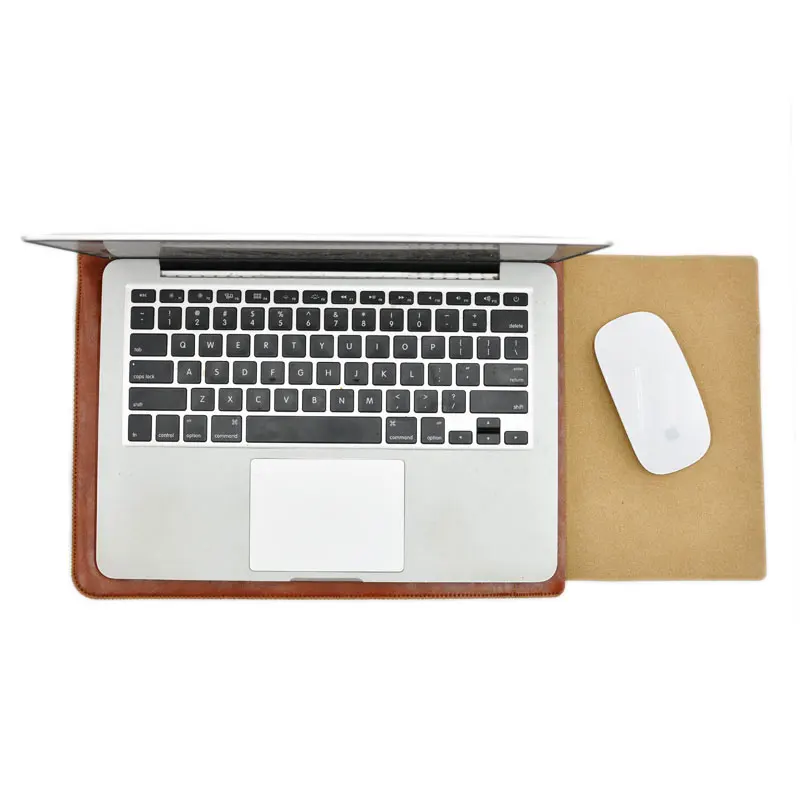 Сумка для ноутбука чехол из микрофибры с кожаным рукавом Dell XPS 13 15 9343 9350 9360 9370 9550 9560