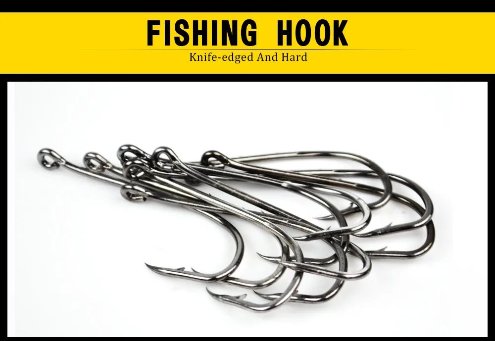 FISH KING 50 шт./лот 1#-15# рыболовный колючий крючок от японская Приманка Держатель Рыболовные Крючки Карп Anzol рыболовные снасти
