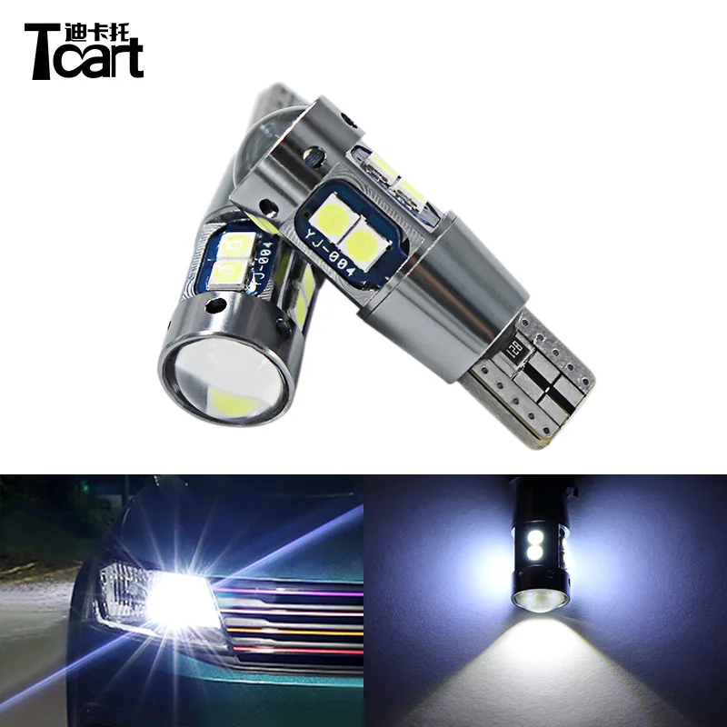 Tcart 2 шт. T10 W5W светодиодный Авто интерьерный светильник автомобильные аксессуары для toyota land cruiser prado 150 фары заднего хода