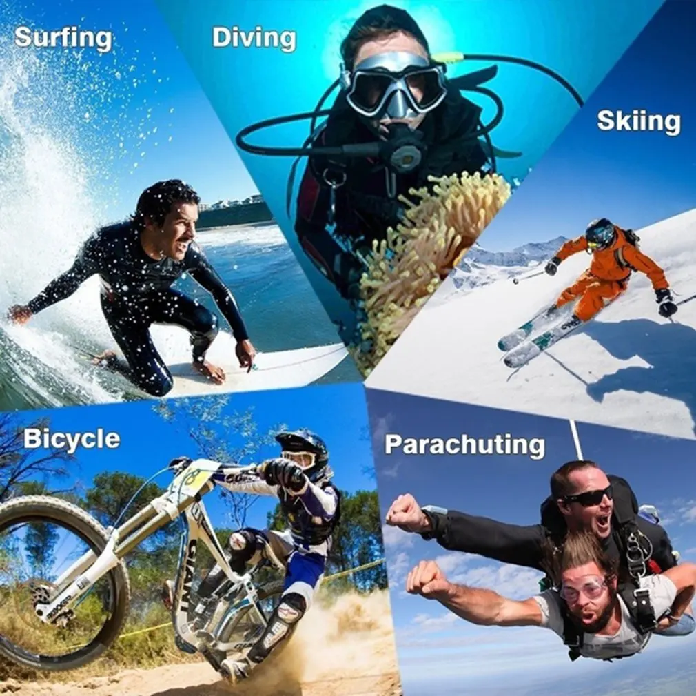 Камера Pro Cam Sport Action Con Telecomando 4k Videocamera Wifi Ultra Hd 16mp DVR спортивная видеокамера для
