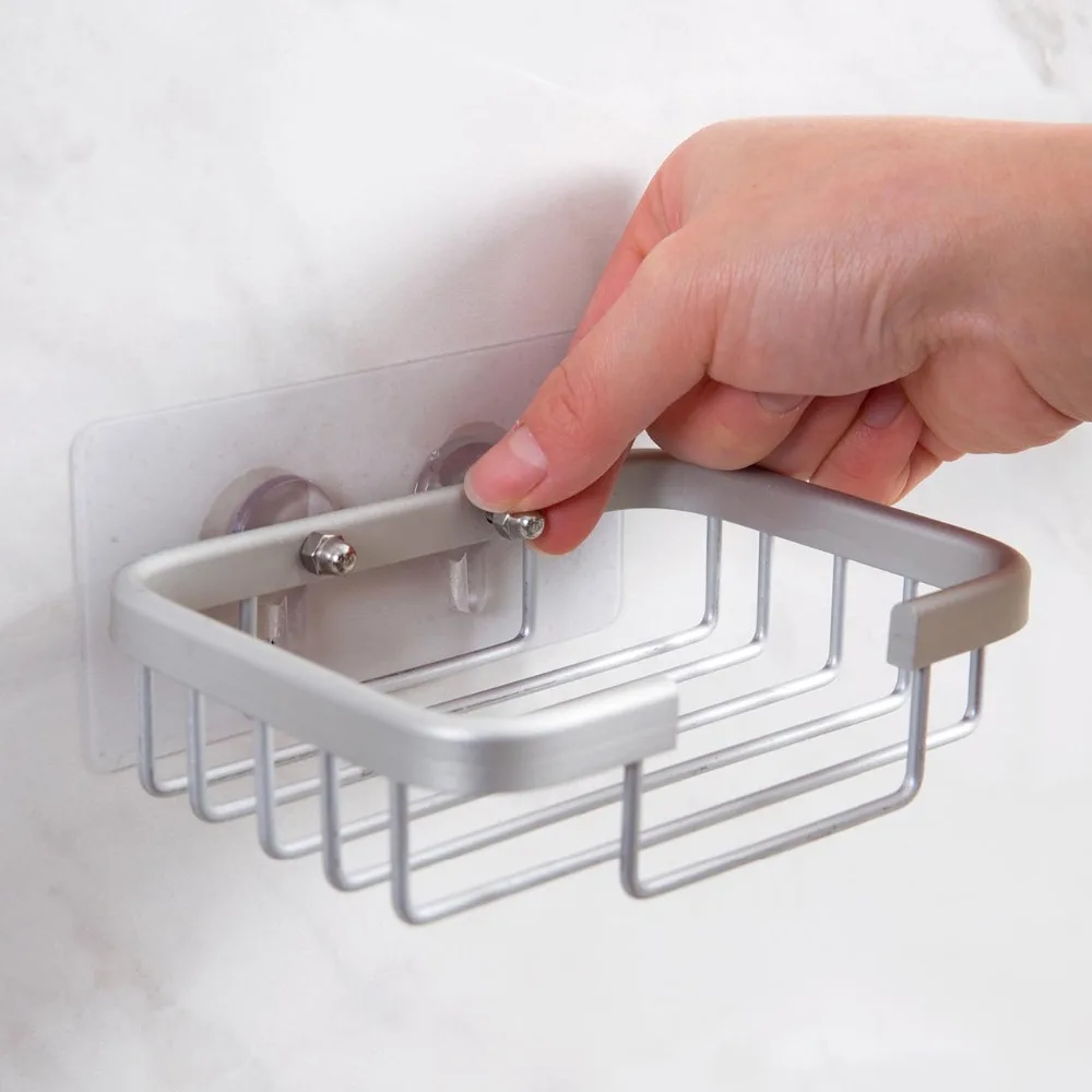 Настенный держатель для мыла из алюминия креативный полка хранения в ванной
