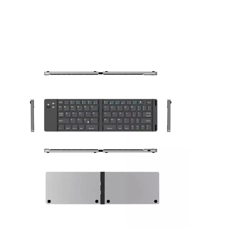 Интеллектуальный карманный беспроводной Bluetooth 3 0 складная клавиатура