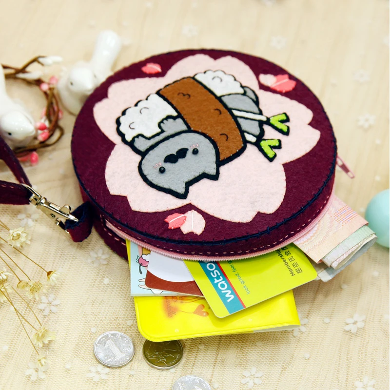 Женская сумочка ручной работы из войлока для рукоделия монет сумка тоут