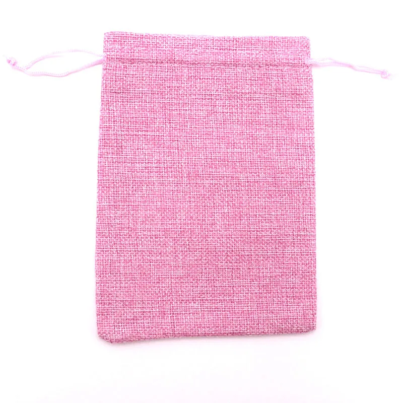 50 шт. 13*18 полотно мешковина сумка на шнурке Свадебная и Рождественская упаковка