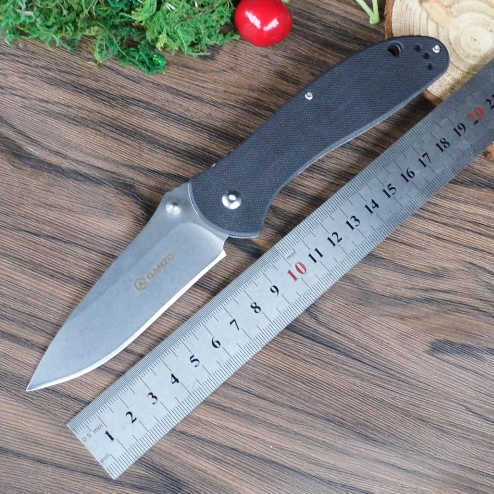 Жар-Ganzo G7392 440C G10 или ручка из углеродного волокна, складной нож для выживания Отдых на природе нож карманный тактический уличный инструмент EDC