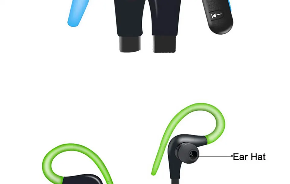 MEUYAG, беспроводные Bluetooth наушники, гарнитура, Спортивная гарнитура с микрофоном, мини, скрытые наушники, наушники для iPhone XR, samsung