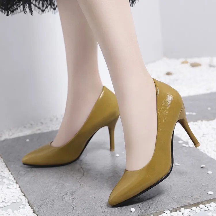 Женские туфли на высоком каблуке Большие размеры женские туфли-лодочки с