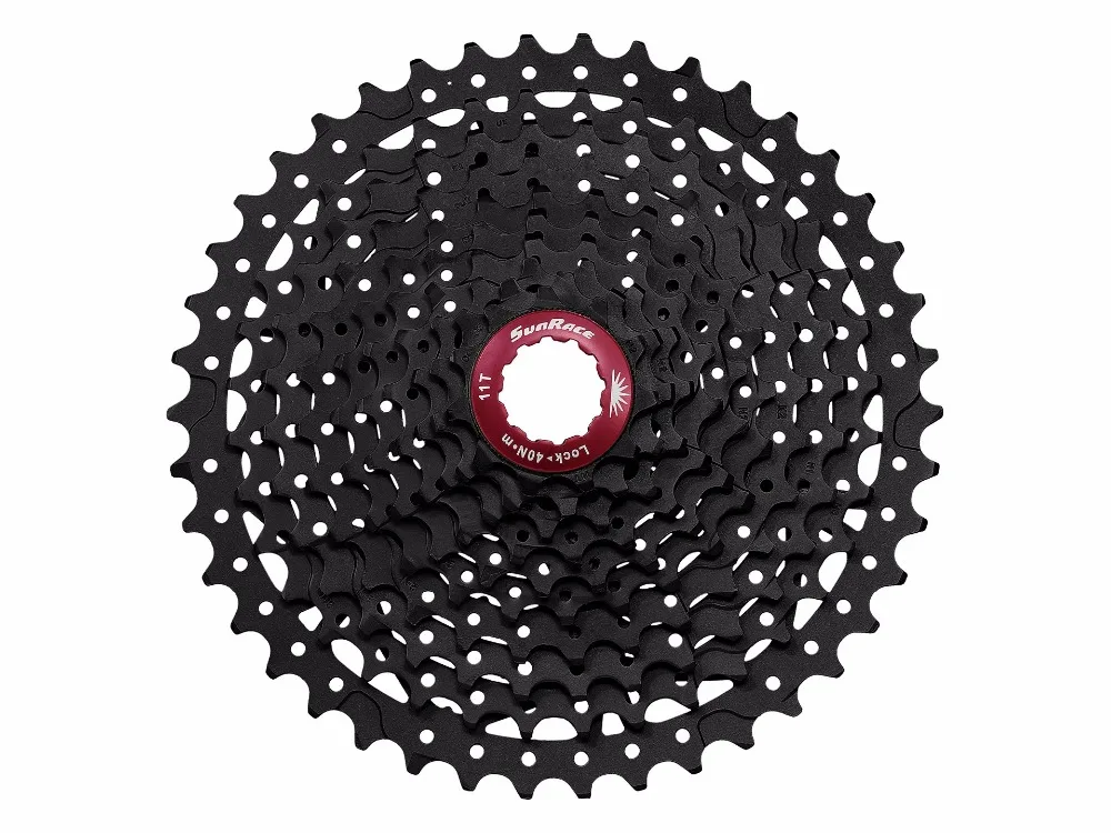 Sunracing CSMX3 MTB 10 скоростной велосипед кассета 11 42T 40T широкий коэффициент ED черный