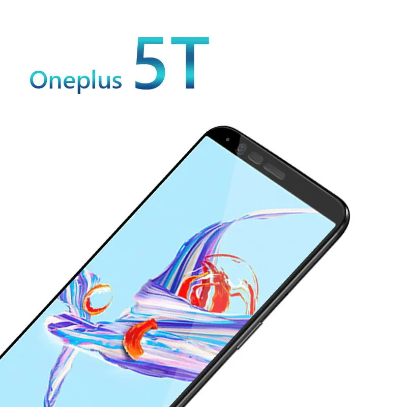 Закаленное 3d стекло для Oneplus 5T 2 шт. полноэкранная Защитная пленка 5T|Защитные
