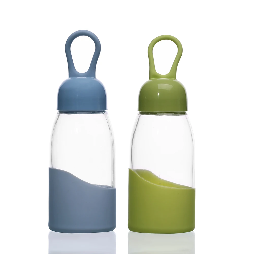 Переносная бутылка для путешествий. Новый дизайн из прозрачного стекла для питья воды и чая.