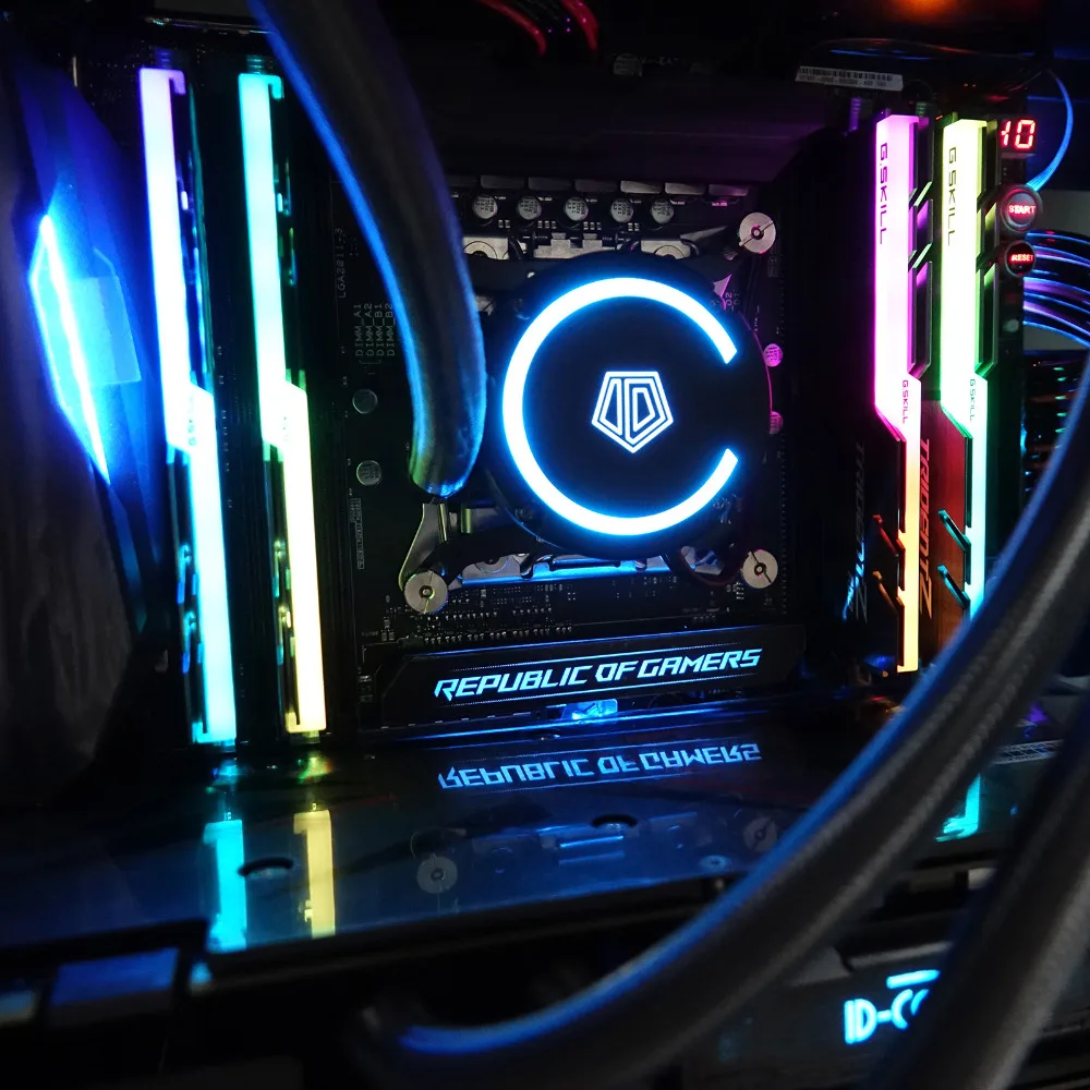 Кулер для воды AURAFLOW 240 RGB SYNC AIO с радиатором мм кулер 120 PWM трубки премиум класса