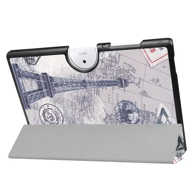 Чехол для Acer Iconia One 10 b3-a40 Тонкий Стенд Smart Cover для Acer Iconia One 10 B3 A40 10.1 дюймов принципиально Планшеты из искусственной кожи В виде ракушки